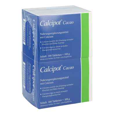 Calcipot Cacao Kautabletten 200 stk von MEDA Pharma GmbH & Co.KG PZN 09200083