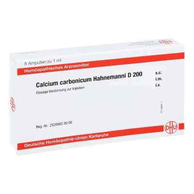 Calcium Carbonicum Hahnemanni D200 Ampullen 8X1 ml von DHU-Arzneimittel GmbH & Co. KG PZN 11704661