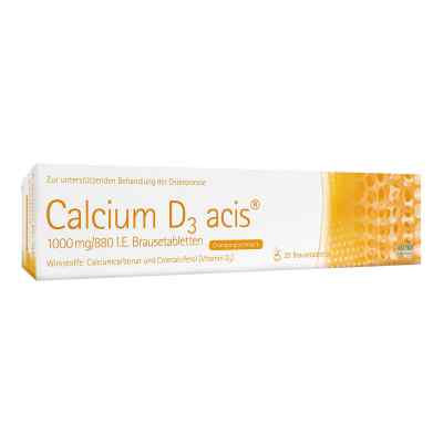 Calcium D3 acis 1000mg/880 internationale Einheiten 20 stk von acis Arzneimittel GmbH PZN 02842708
