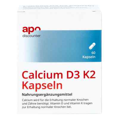 Calcium D3 K2 Kapseln 60 stk von Apologistics GmbH PZN 18306840
