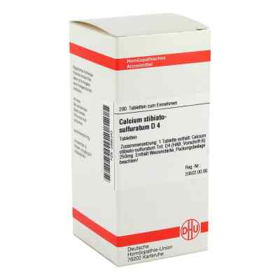 Calcium Stibiato Sulfuratum D4 Tabletten 200 stk von DHU-Arzneimittel GmbH & Co. KG PZN 02895343