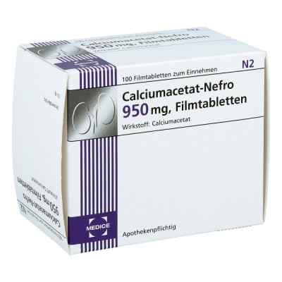 Calciumacetat Nefro 950 mg Filmtabletten 100 stk von MEDICE Arzneimittel Pütter GmbH& PZN 03078184