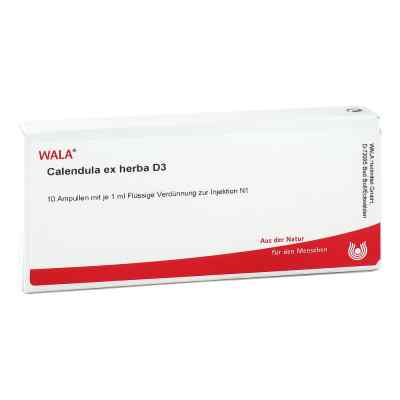 Calendula Ex Herba D3 Ampullen 10X1 ml von WALA Heilmittel GmbH PZN 02910433