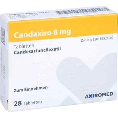 Candaxiro 8 mg Tabletten 28 stk von Medical Valley Invest AB PZN 14363083