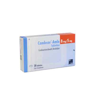Candecor-amlo 8 mg/5 mg Tabletten 28 stk von TAD Pharma GmbH PZN 13502186