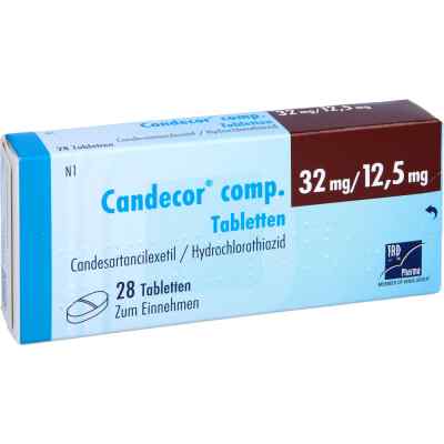 Candecor compositus 32mg/12,5mg 28 stk von TAD Pharma GmbH PZN 09633617