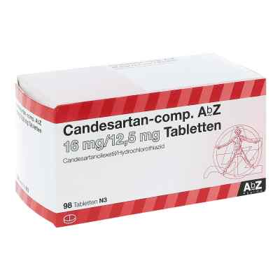 Candesartan-comp. AbZ 16mg/12,5mg 98 stk von AbZ Pharma GmbH PZN 09123974