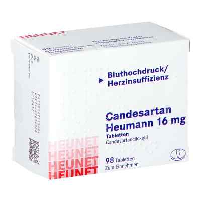 Candesartan Heumann 16 mg Tabletten Heunet 98 stk von Heunet Pharma GmbH PZN 14211568