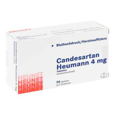 Candesartan Heumann 4 mg Tabletten Heunet 98 stk von Heunet Pharma GmbH PZN 14211456