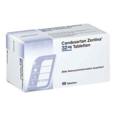 Candesartan Zentiva 32mg 98 stk von Zentiva Pharma GmbH PZN 09392303