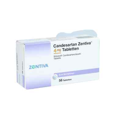 Candesartan Zentiva 4mg 56 stk von Zentiva Pharma GmbH PZN 09392183