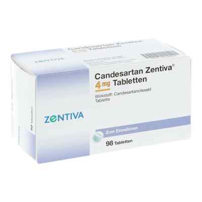 Candesartan Zentiva 4mg 98 stk von Zentiva Pharma GmbH PZN 09392208