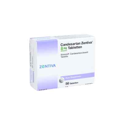 Candesartan Zentiva 8mg 56 stk von Zentiva Pharma GmbH PZN 09392220
