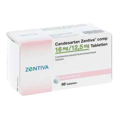 Candesartan Zentiva comp 16mg/12,5mg 98 stk von Zentiva Pharma GmbH PZN 09392378
