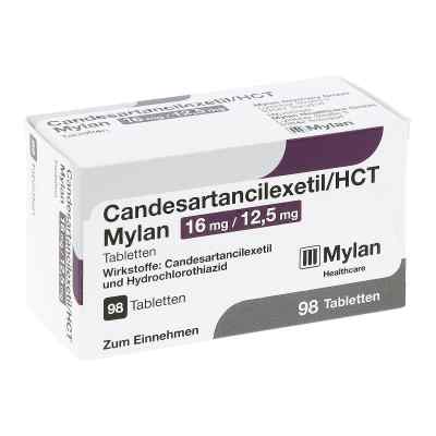 Candesartancilexetil/HCT Mylan 16mg/12,5mg 98 stk von Viatris Healthcare GmbH PZN 10787478