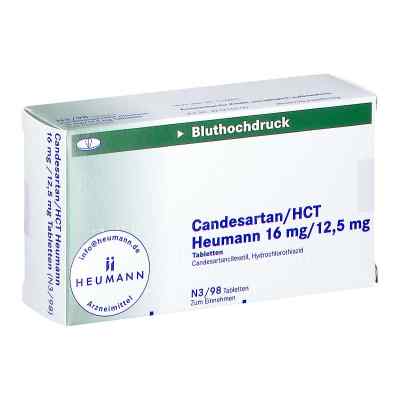 Candesartan/HCT Heumann 16mg/12,5mg 98 stk von HEUMANN PHARMA GmbH & Co. Generi PZN 09424629