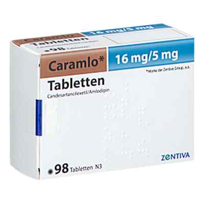 Caramlo 16 Mg/5 Mg Tabletten 98 stk von EMRA-MED Arzneimittel GmbH PZN 18087674