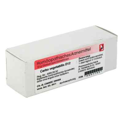 Carbo Vegetabilis D12 Globuli 10 g von Dr.RECKEWEG & Co. GmbH PZN 00907705