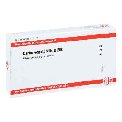Carbo Vegetabilis D200 Ampullen 8X1 ml von DHU-Arzneimittel GmbH & Co. KG PZN 11704856