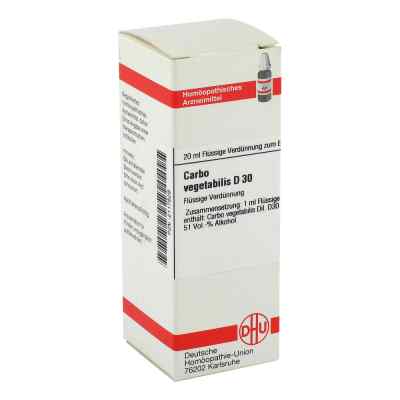 Carbo Vegetabilis D30 Dilution 20 ml von DHU-Arzneimittel GmbH & Co. KG PZN 02117829