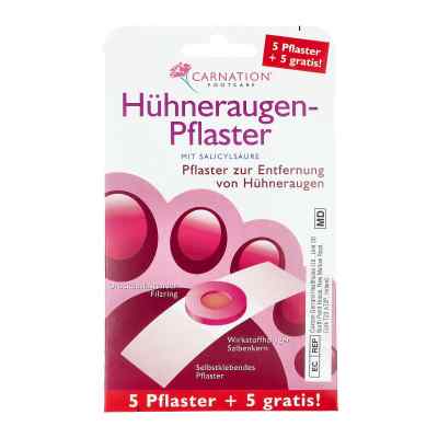 Carnation Hühneraugen-pflaster 5 + 5 gratis 10 stk von Dr.Dagmar Lohmann pharma + medic PZN 10017562