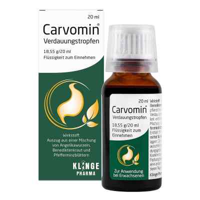 Carvomin Verdauungstropfen 20 ml von Klinge Pharma GmbH PZN 02470514