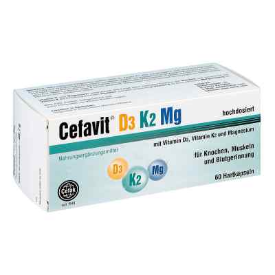 Cefavit D3 K2 Mg Hartkapseln 60 stk von Cefak KG PZN 13975246