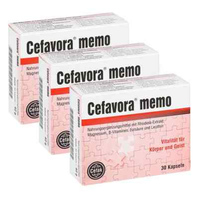 Cefavora memo Weichgelatinekapseln 3X30 stk von Cefak KG PZN 08100420