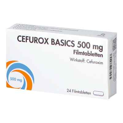 Cefurox Basics 500 mg Filmtabletten Sun 24 stk von Sun Pharmaceuticals Germany GmbH PZN 12585201