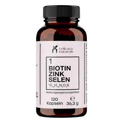 Cellcura Naturals Biotin Zink Selen Vegan Kapseln