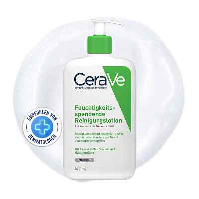 Cerave feuchtigkeitsspendende Reinigungslotion 473 ml von L'Oreal Deutschland GmbH PZN 14017493