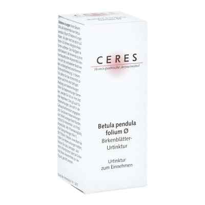 Ceres Betula pendula folium Urtinktur 20 ml von CERES Heilmittel GmbH PZN 12724884