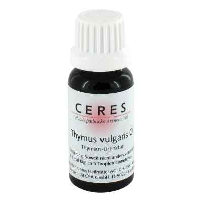 Ceres Thymus vulgaris Urtinktur 20 ml von CERES Heilmittel GmbH PZN 00289710