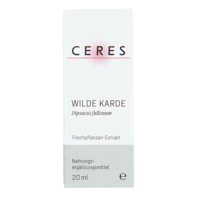 Ceres Wilde Karde Dipsacus Fullonum Extrakt Tropf.