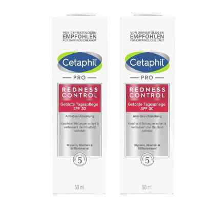 Cetaphil Rednesscontrol getönte Tagespflege SPF 30 2x50 ml von Galderma Laboratorium GmbH PZN 08105007