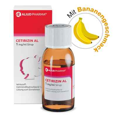 Cetirizin AL 1 mg/ml Sirup bei Heuschnupfen 2X75 ml von ALIUD Pharma GmbH PZN 00097436
