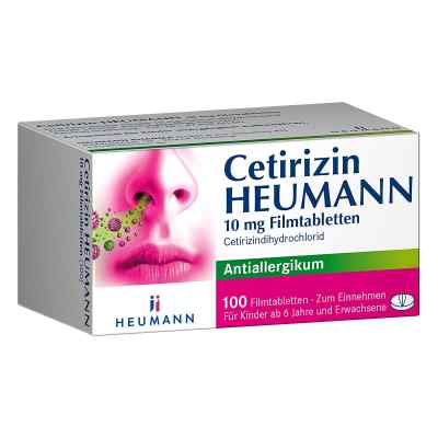 Cetirizin Heumann 10mg 100 stk von HEUMANN PHARMA GmbH & Co. Generi PZN 02075479