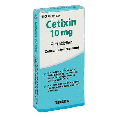 Cetixin 10mg 10 stk von Blanco Pharma GmbH PZN 04704904