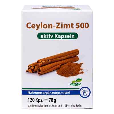 Ceylon-Zimt 500 aktiv Kapseln 120 stk von Pharma Peter GmbH PZN 13864038