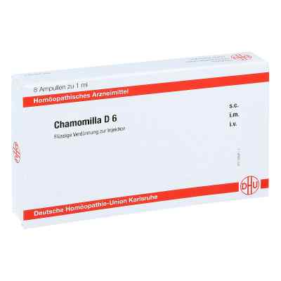 Chamomilla D6 Ampullen 8X1 ml von DHU-Arzneimittel GmbH & Co. KG PZN 11705100