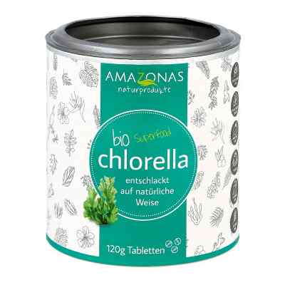 Chlorella Bio Tabletten 400 mg 120 g von AMAZONAS Naturprodukte Handels G PZN 05372083
