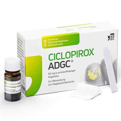 CICLOPIROX ADGC Nagellack bei Nagelpilz 80 mg/g  6.6 ml von Zentiva Pharma GmbH PZN 17184228