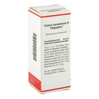 Cistus Canadensis N Oligoplex Liquidum 50 ml von Mylan Healthcare GmbH PZN 01812148