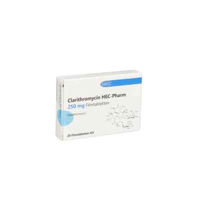 Clarithromycin Hec Pharm 250 mg Filmtabletten 20 stk von HEC Pharm GmbH PZN 12872751