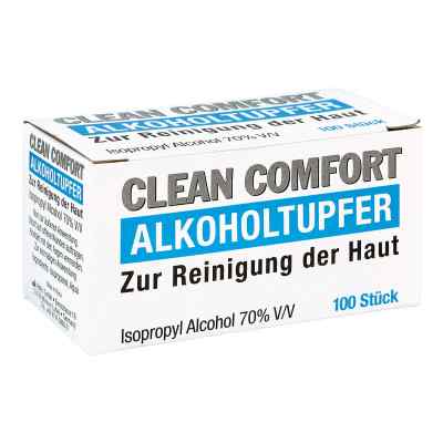 Clean Comfort Alkoholtupfer 100 stk von AMPri Handelsgesellschaft mbH PZN 15373333