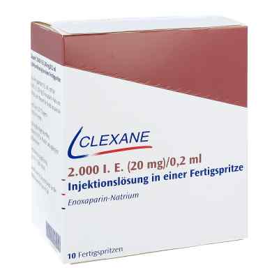 Clexane 20mg 0,2ml mit Sicherheits-System 10 stk von Sanofi-Aventis Deutschland GmbH PZN 05013266