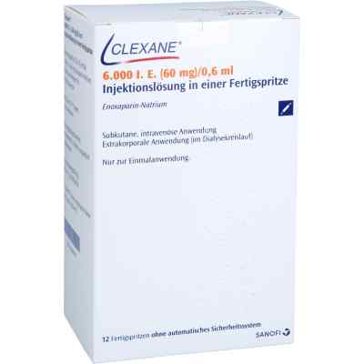 Clexane 6.000 I.e. 60mg/0,6ml Ilo i.e.Fertigspr. 12 stk von Abacus Medicine A/S PZN 16398418