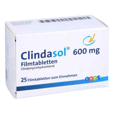 Clindasol 600 mg Filmtabletten 25 stk von CNP Pharma GmbH PZN 13890449
