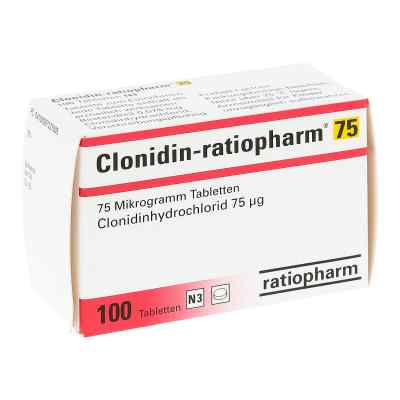 Clonidin ratiopharm 75 Tabletten 100 stk von ratiopharm GmbH PZN 09722700