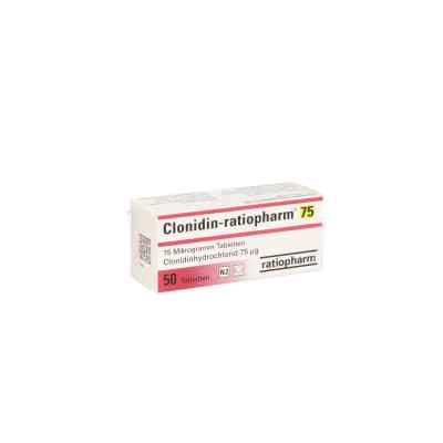 Clonidin ratiopharm 75 Tabletten 50 stk von ratiopharm GmbH PZN 09722692